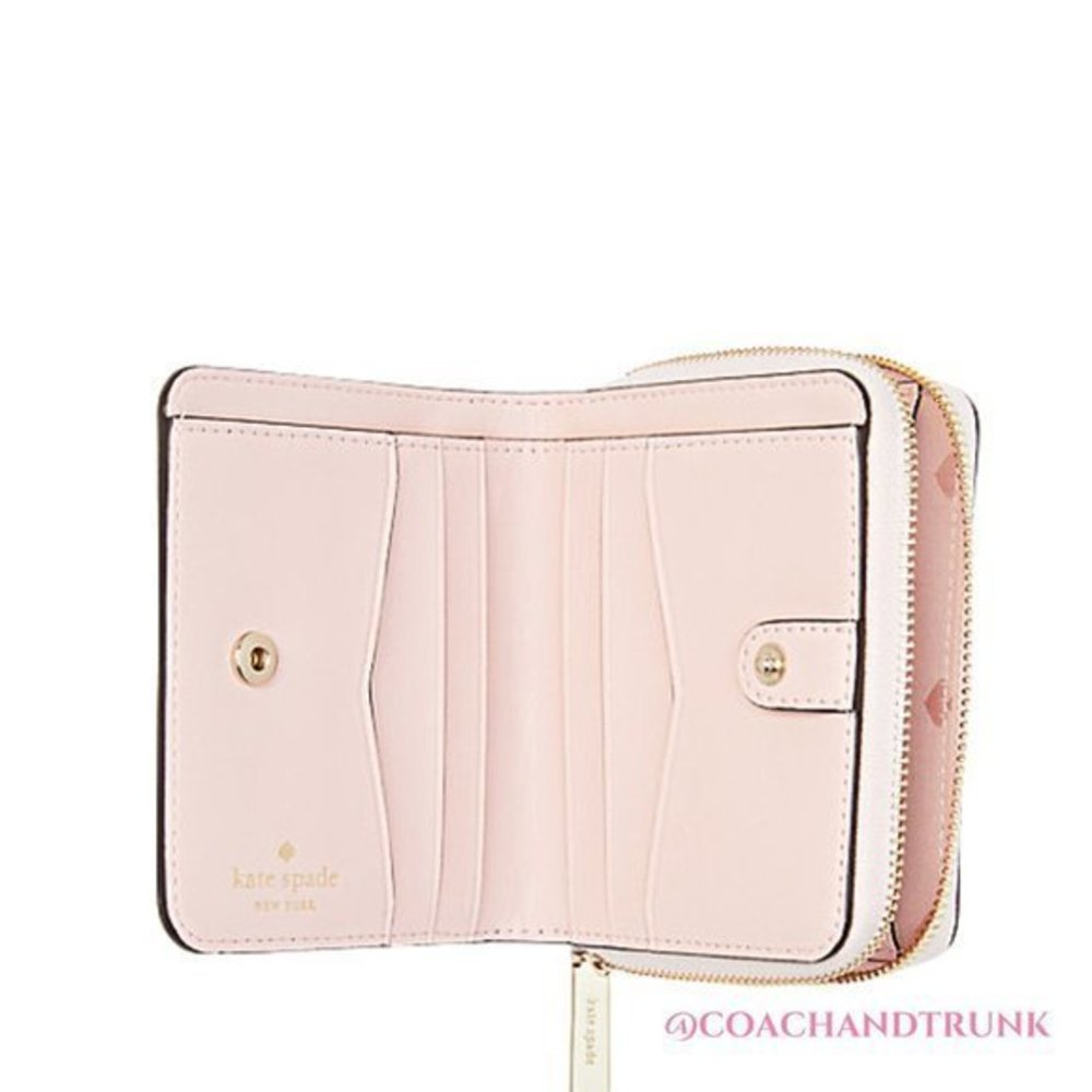 kate spade Sadie North South Crossbody Bag Pink Multi Floral Print with Wallet - Picture 6 of 12